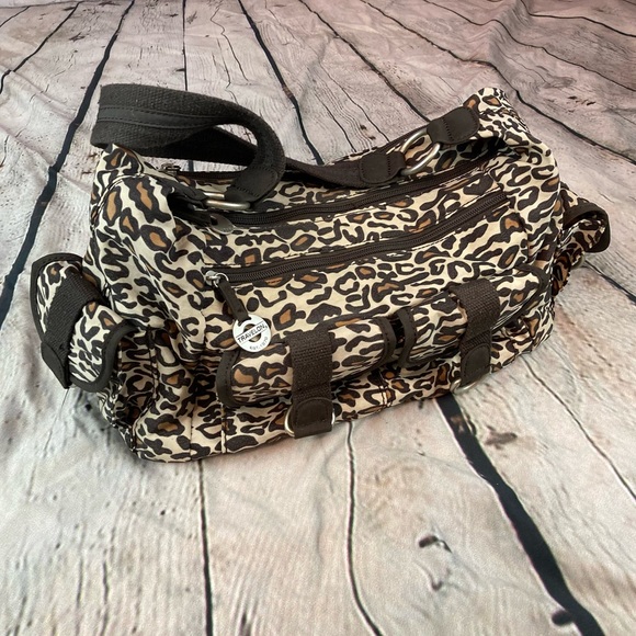 Travelon Cheetah Print Shoulder Bag - Picture 5 of 14